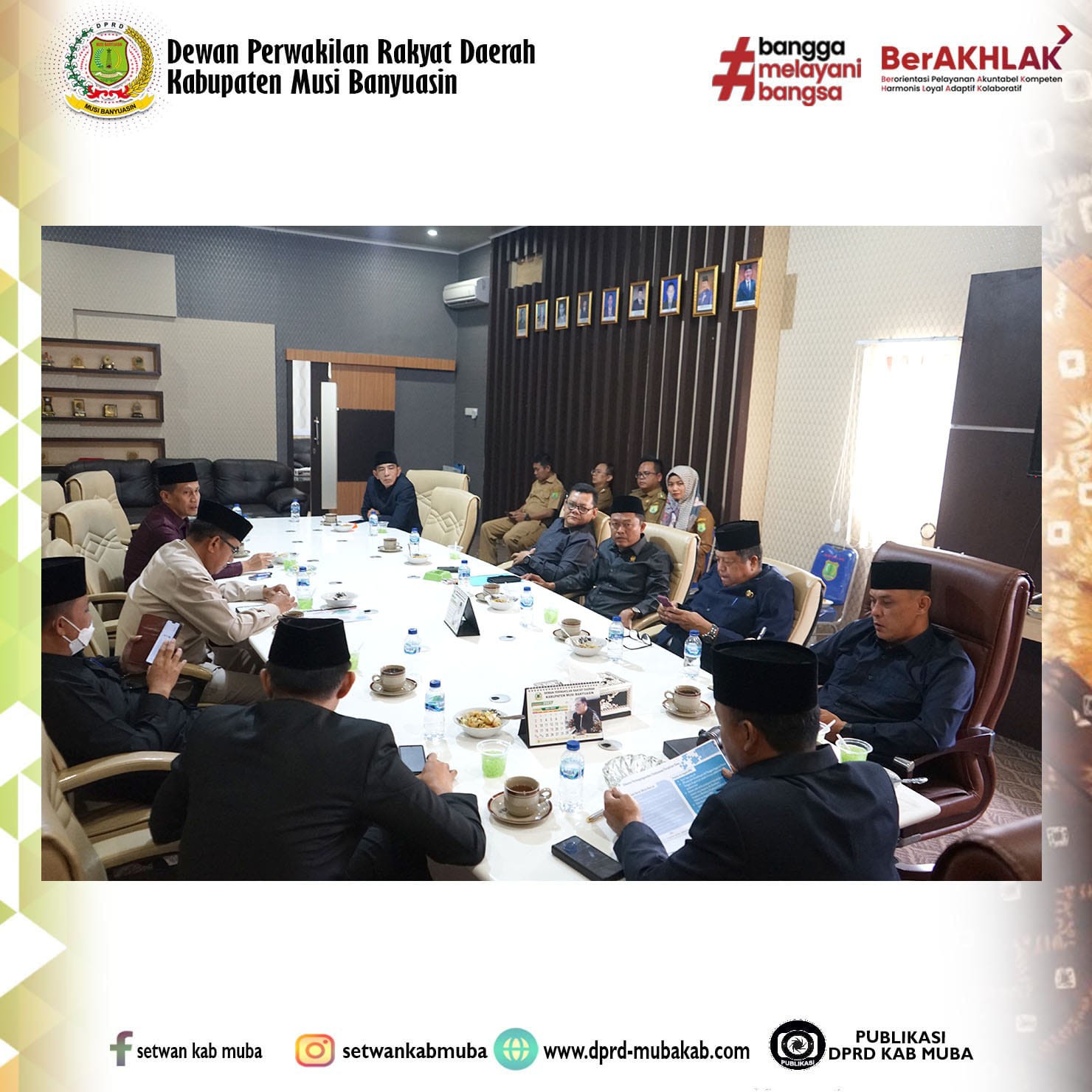 Rapat Pimpinan DPRD dan Pimpinan Fraksi DPRD Kab. Muba